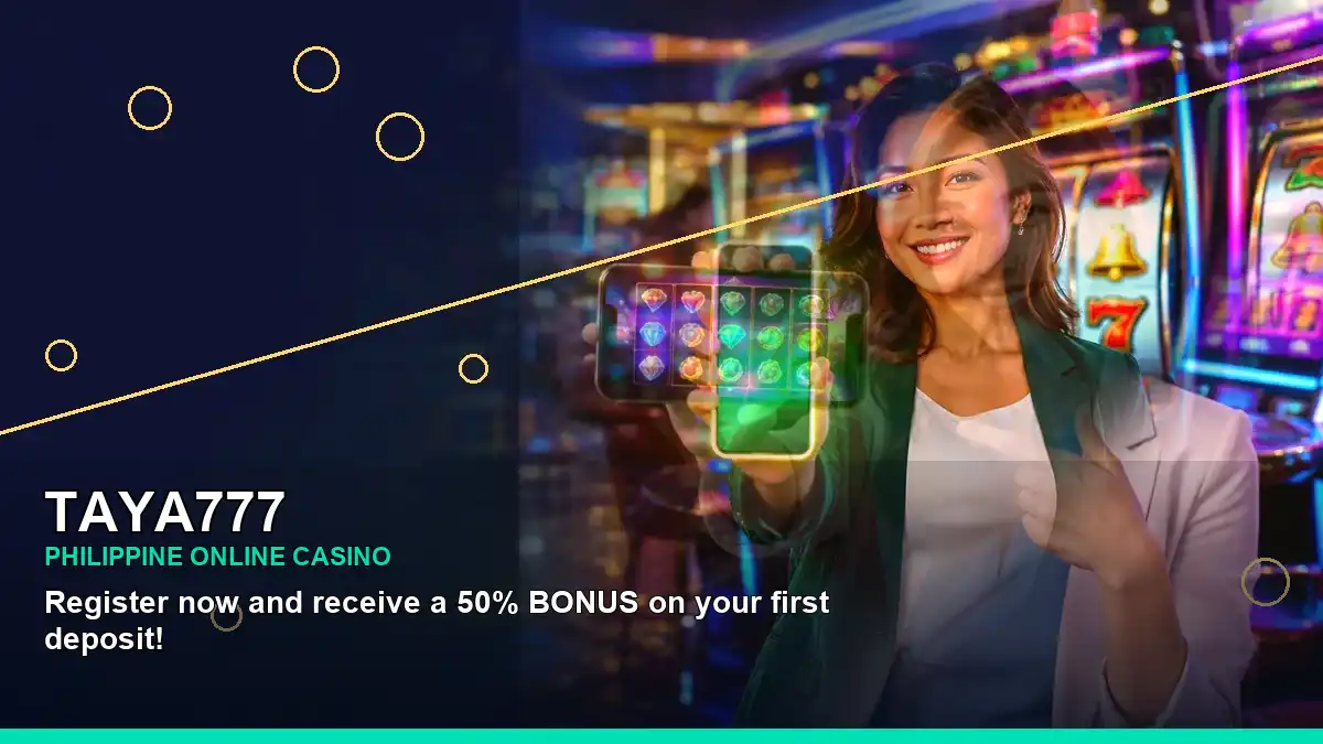 TAYA777 VIP casino rewards presented with an adult Philippine casino host in a right-framed composition