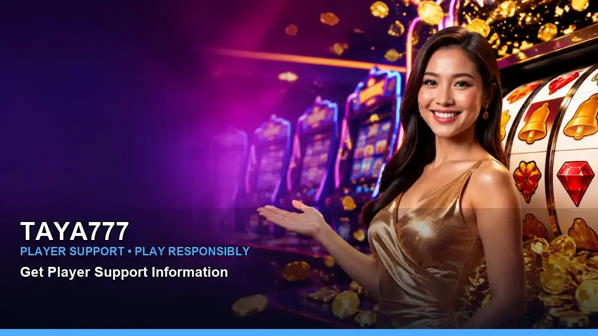 TAYA777 voucher and slot game page presented in a celebratory premium gaming layout for adults